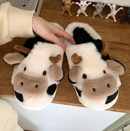MooMelt™ |Fluffy Cow Hausschuhe