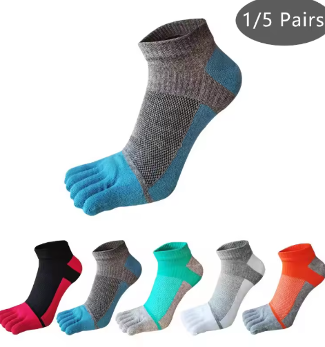 GINZIN™ | Atmungsaktive Baumwoll 5-Finger Socken