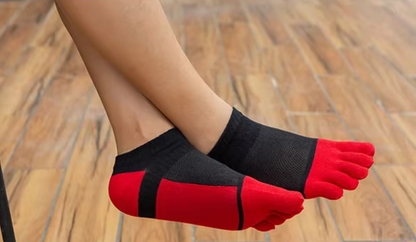 GINZIN™ | Atmungsaktive Baumwoll 5-Finger Socken