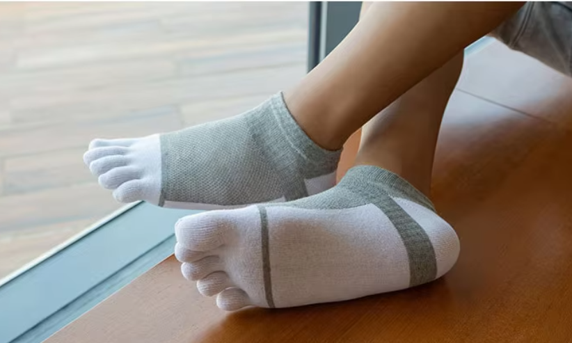 GINZIN™ | Atmungsaktive Baumwoll 5-Finger Socken