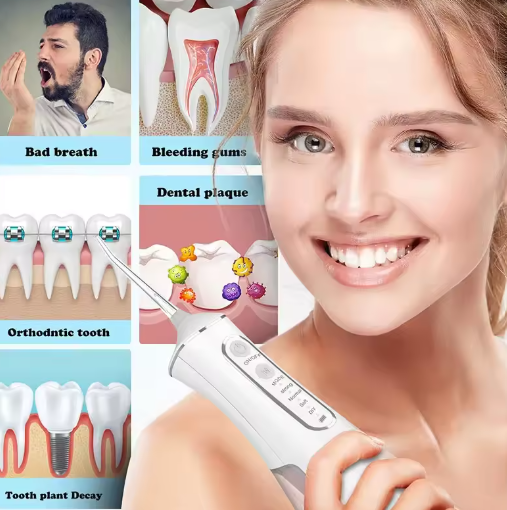 FlossMeister™ | Tragbare Wasserzahnreiniger