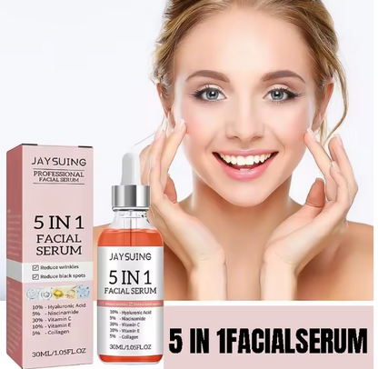 1+1 GRATIS! 5 in 1 Boost™ | Gesichtsserum mit Hyaluronsäure und Vitamin E