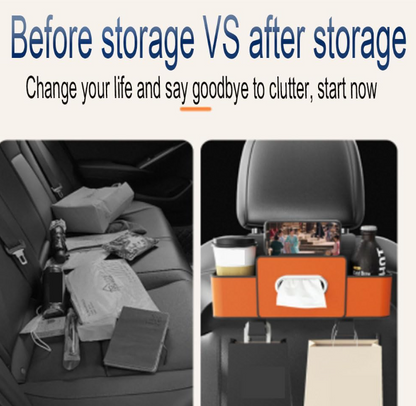 Autositz-Rückenorganizer™ | Maximiere den Raum und die Organisation in deinem Auto mit dem 5-in-1