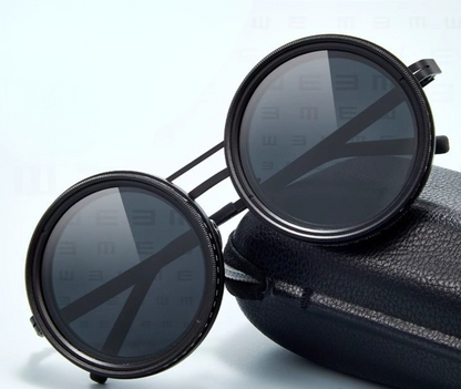 SunGuard™ ND9 |Handgefertigte Sonnenbrille mit verstellbarem Lichtschutz & UV-Schutz