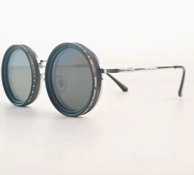 SunGuard™ ND9 |Handgefertigte Sonnenbrille mit verstellbarem Lichtschutz & UV-Schutz