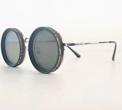 SunGuard™ ND9 |Handgefertigte Sonnenbrille mit verstellbarem Lichtschutz & UV-Schutz