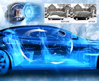 SchneeWeg™ | Elektromagnetisches Wellen-Enteisungs- und Schneeräumgerät