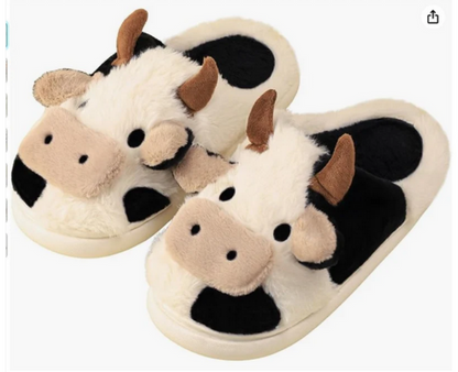 MooMelt™ |Fluffy Cow Hausschuhe