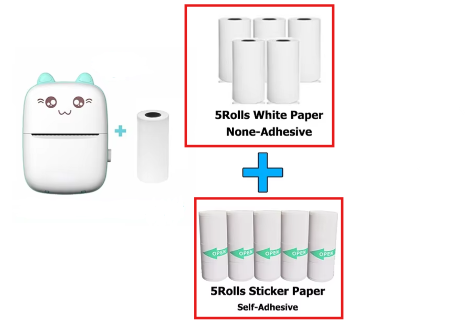 PrintBuddy Mini™ | Der Tragbare Bluetooth Fotodrucker