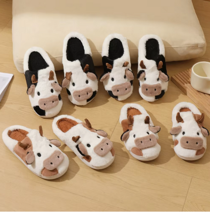 MooMelt™ |Fluffy Cow Hausschuhe