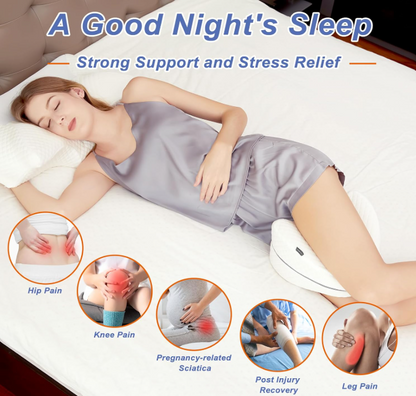 KomfortRuhe™ | Beinpolster, Memory-Schaum Kissen für Ultimativen Schlafkomfort