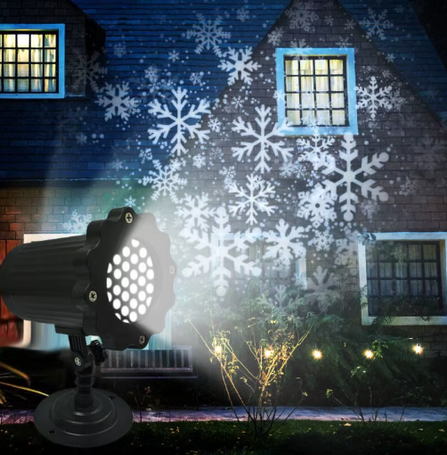 SnowGlow™ | LED Weihnachtsprojektor – Erschaffe Magische Schneeflocken für Jede Feier!