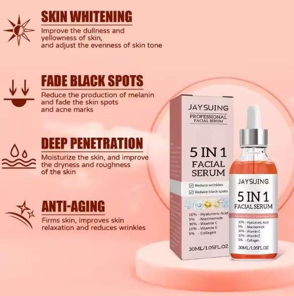 1+1 GRATIS! 5 in 1 Boost™ | Gesichtsserum mit Hyaluronsäure und Vitamin E