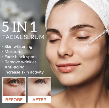 1+1 GRATIS! 5 in 1 Boost™ | Gesichtsserum mit Hyaluronsäure und Vitamin E