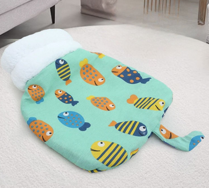 FurHaven™ | Knusches Katzenbett, Warm, Gemütlich & Geschützt! Das lieben Katzen!