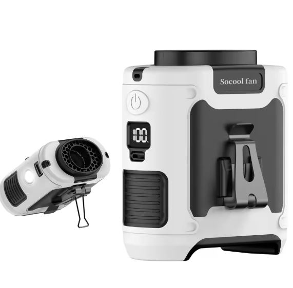 CoolCharge™ | Powerbank 10.000mAh Schnellladung Mit Ventilator und LED-Taschenlampe