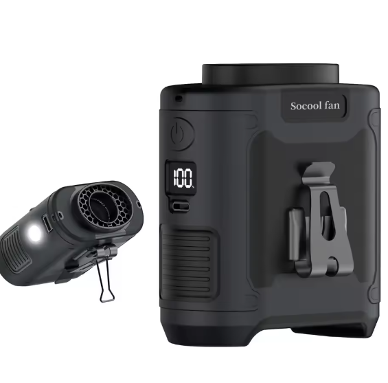 CoolCharge™ | Powerbank 10.000mAh Schnellladung Mit Ventilator und LED-Taschenlampe