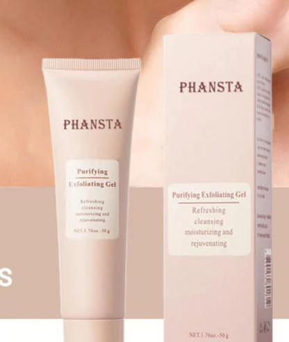 1+1 GRATIS! PHANSTA | Körper- und Gesichtspeeling-Gel – Tiefenreinigung und Feuchtigkeitspflege