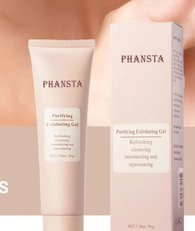 PHANSTA | Körper- und Gesichtspeeling-Gel – Tiefenreinigung und Feuchtigkeitspflege