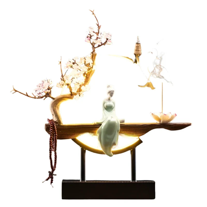 ZenFlow™ | Chinesischer Backflow-Räucherstäbchenhalter