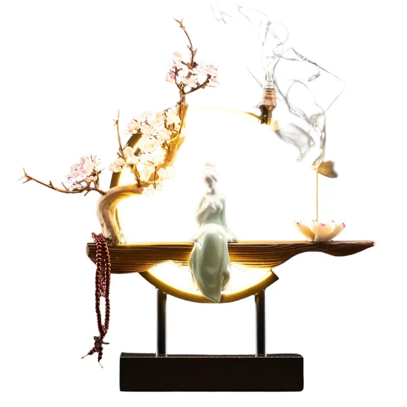 ZenFlow™ | Chinesischer Backflow-Räucherstäbchenhalter