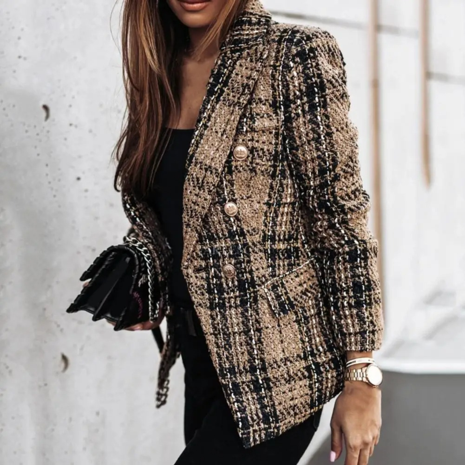ThermaStyle™ | Thermische Designer-Blazer mit Knopfverschluss