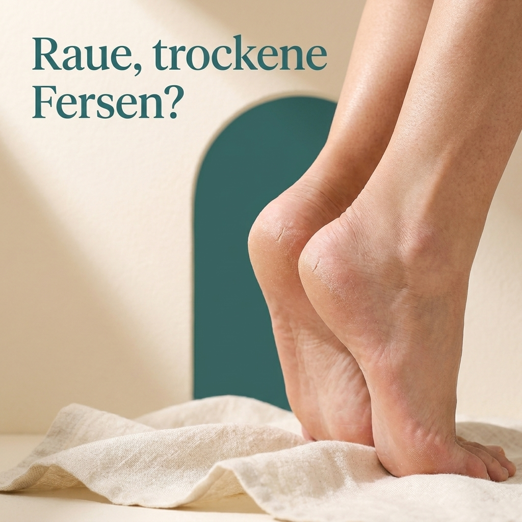Raue, trockene Fersen
