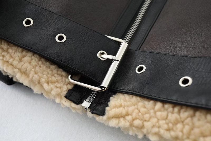 CosyChic™ | Cropped Teddy Lined Jacke