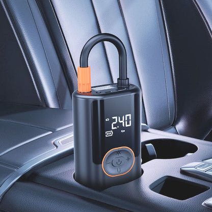 PowerInflate™ | Multifunktionaler tragbarer Auto-Reifenaufbläser mit Licht🎁